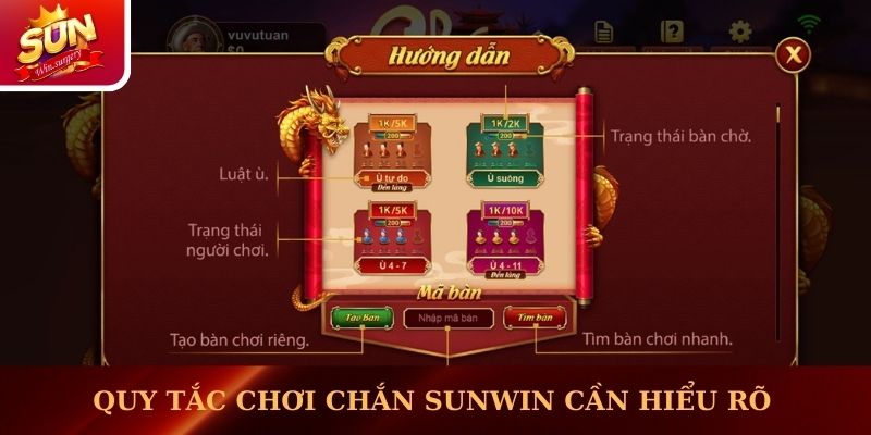 Quy tắc chơi chắn Sunwin mà mọi người cần hiểu rõ